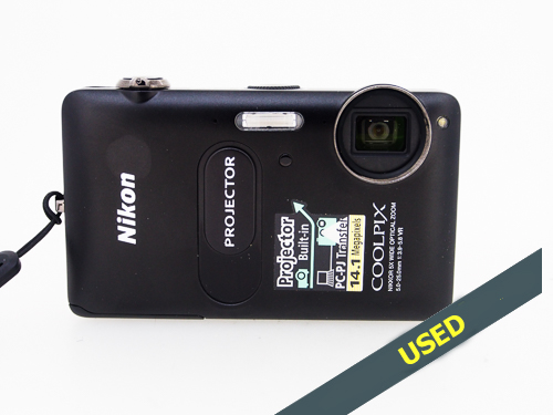 Nikon COOLPIX S1200pj Camera Projector Digital Camera - Used