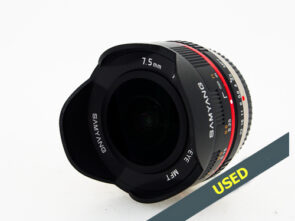 Samyang 7.5mm f/3.5 UMC Fisheye - Micro 4/3rds Mount