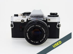Olympus OM-10 SLR 35mm Film Camera + 50mm f1.8 Lens