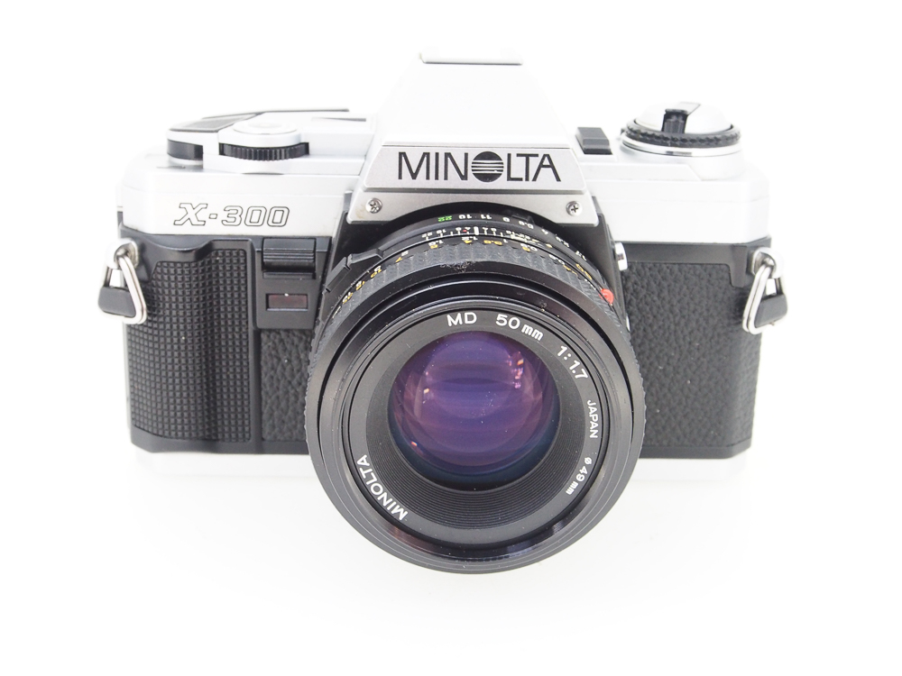 Minolta X-300 Silver + 50mm f1.7 MD Lens - 35mm Film SLR - Image 2