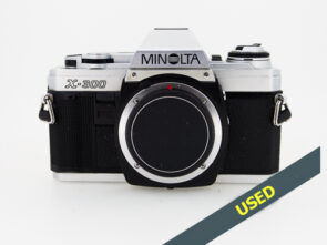 Minolta X-300 Silver SLR 35mm Film Camera Body