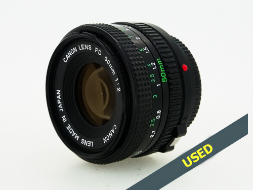 Canon FD 50mm F2 Lens