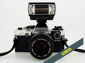 Olympus OM-10 + 50mm F1.8 Auto-S Lens + Manual Adapter