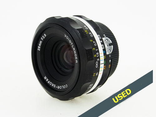 Voigtlander 28mm F2.8 SL ll S ASPH Lens- Nikon AIS Fit